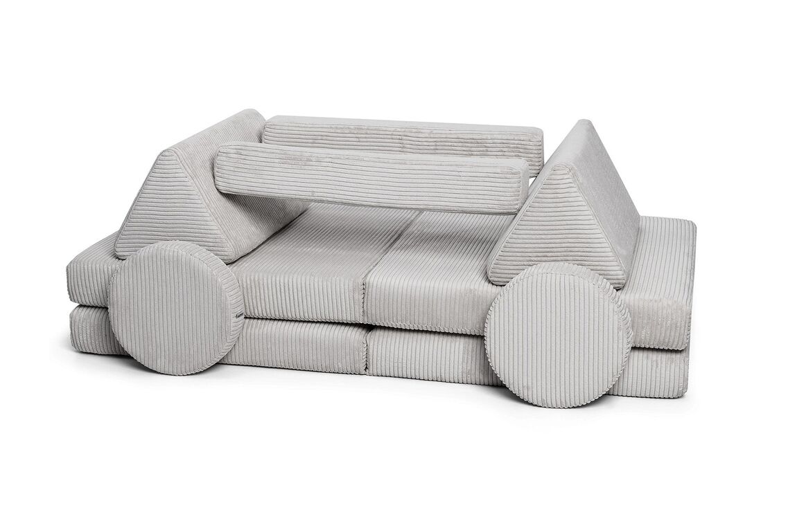 SHAPPY Play Sofa PURE CORD - pebble