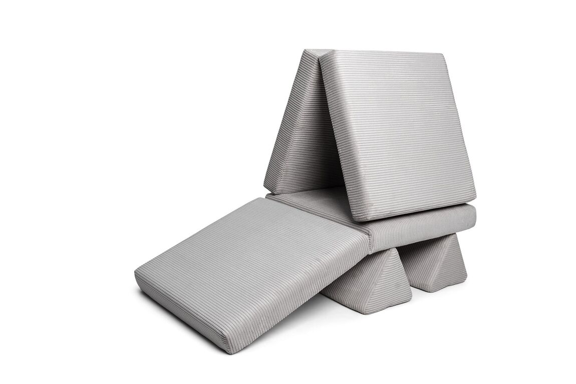 SHAPPY Play Sofa PURE CORD - pebble
