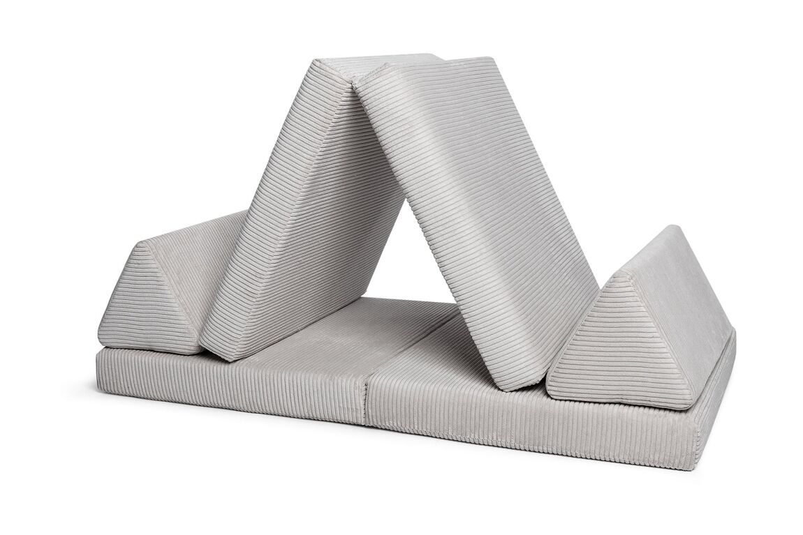 SHAPPY Play Sofa PURE CORD - pebble