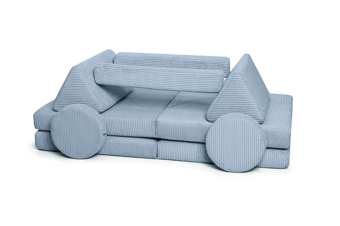 SHAPPY Play Sofa PURE CORD - sky sugar
