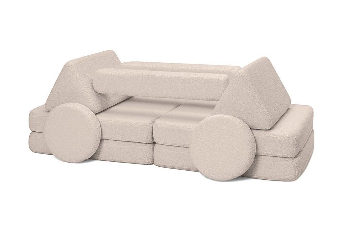SHAPPY Play Sofa Teddy - bunny beige
