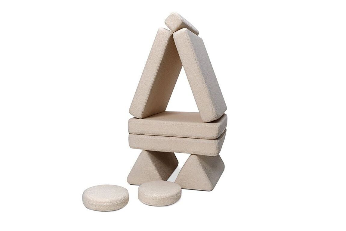 SHAPPY Play Sofa Teddy - bunny beige