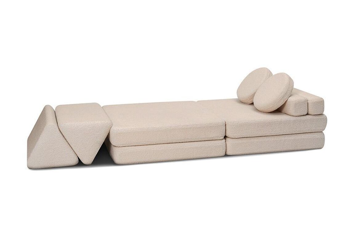 SHAPPY Play Sofa Teddy - bunny beige