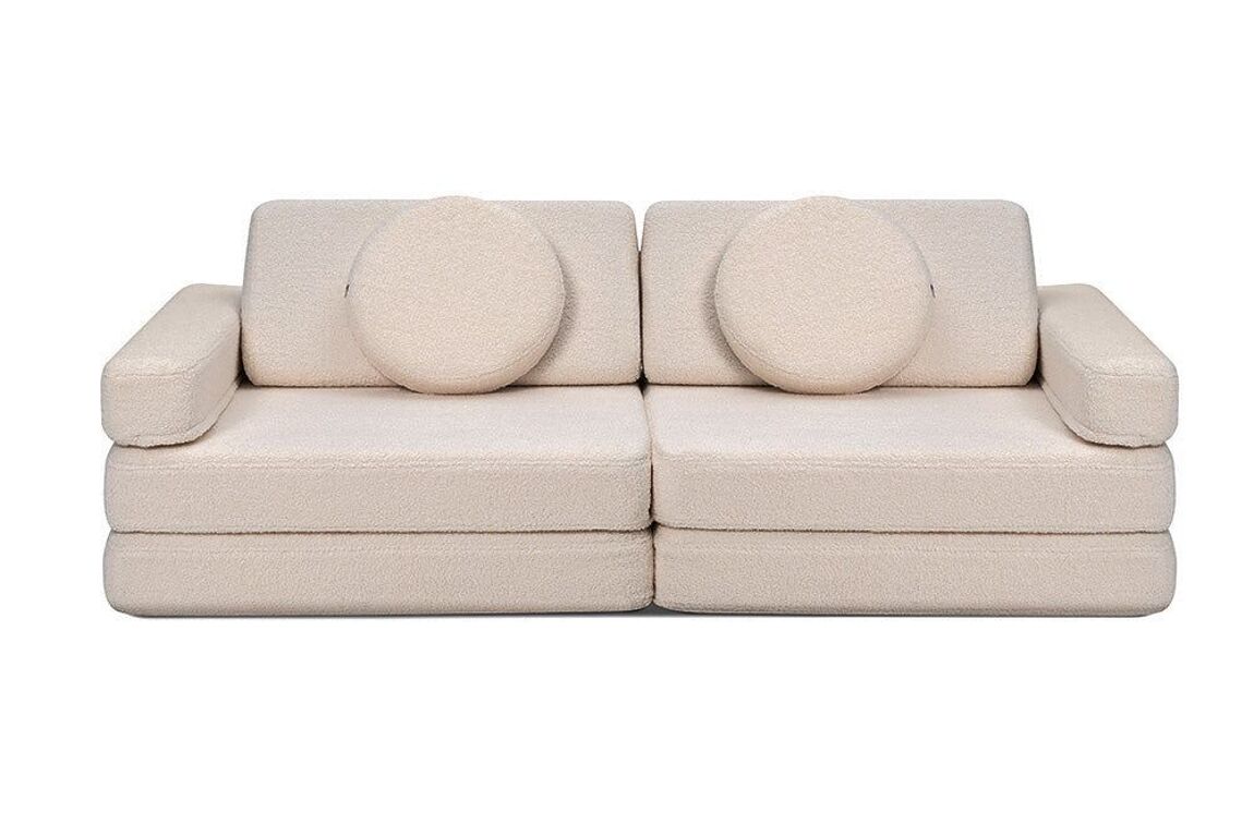 SHAPPY Play Sofa Teddy - bunny beige
