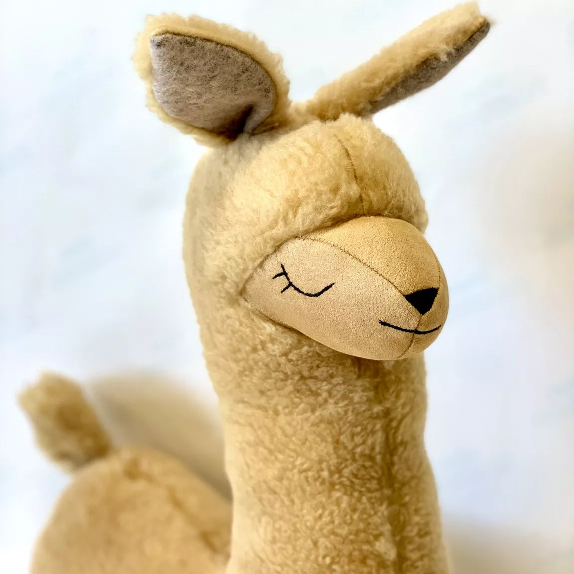 Plush Toy Alpaca, rust - 50 cm
