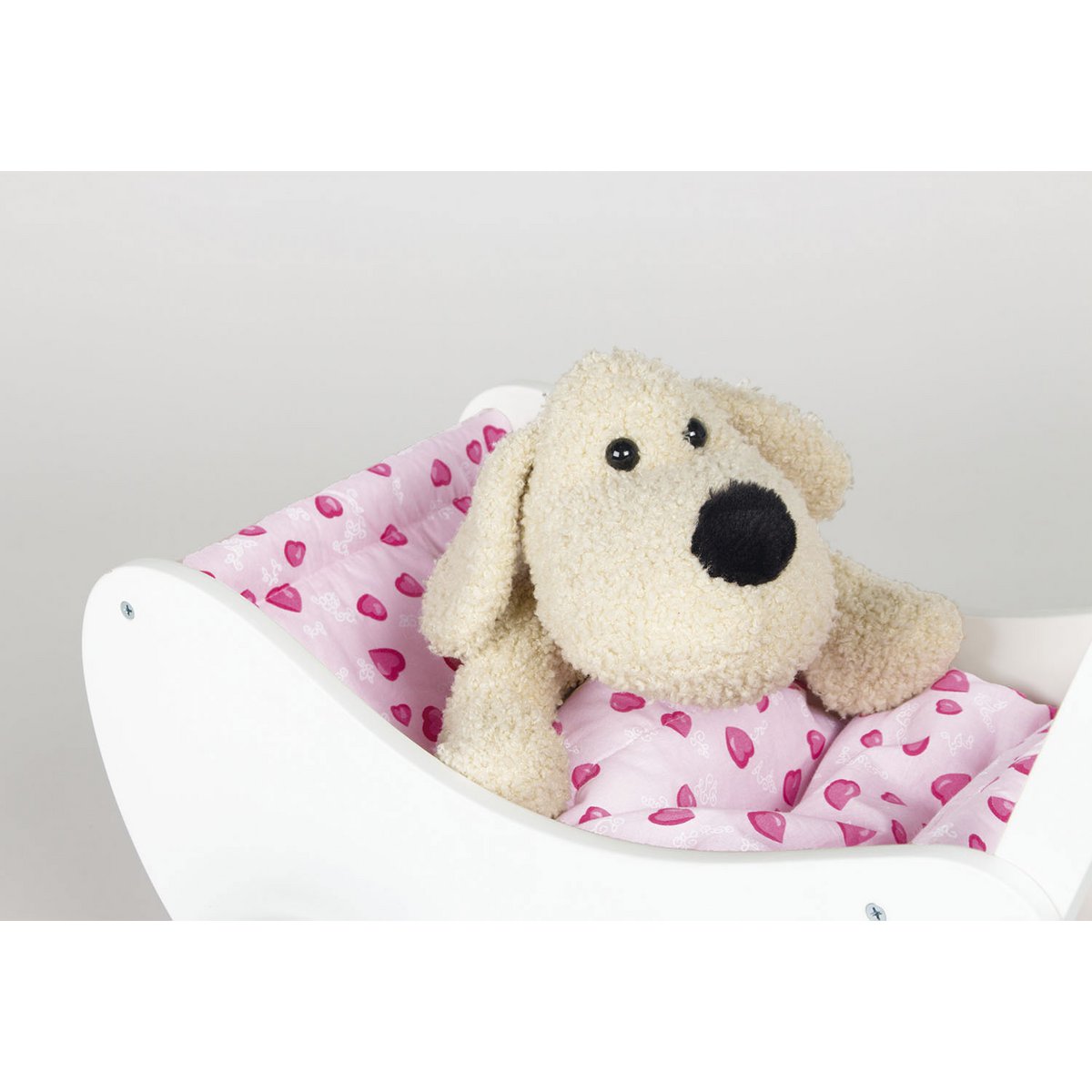 Doll’s pram 'Trixi', white, 2 parts