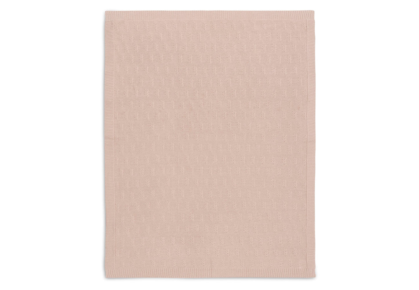 Baby Blanket Grain Knit - Wild Rose