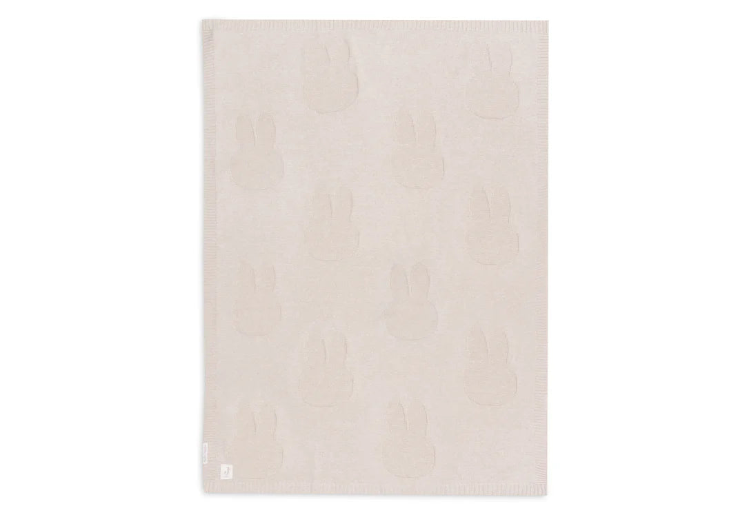 Blanket Cot 100x150cm Miffy - Nougat