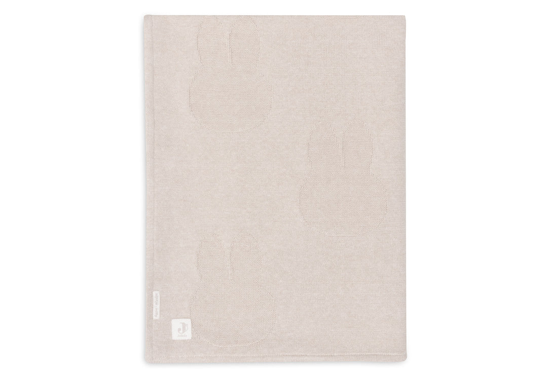 Blanket Cot 100x150cm Miffy - Nougat/Coral Fleece