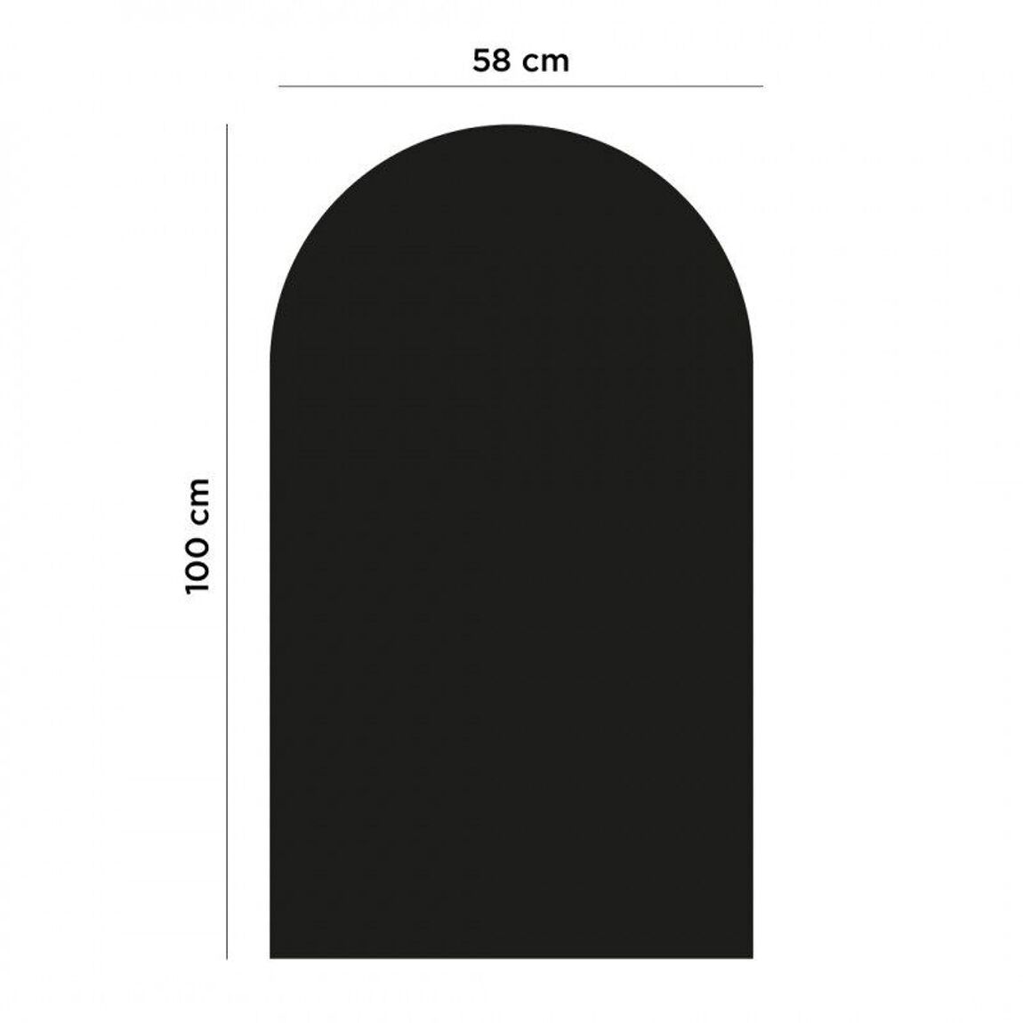 Arch Magnetic Board – Emerald green/Black