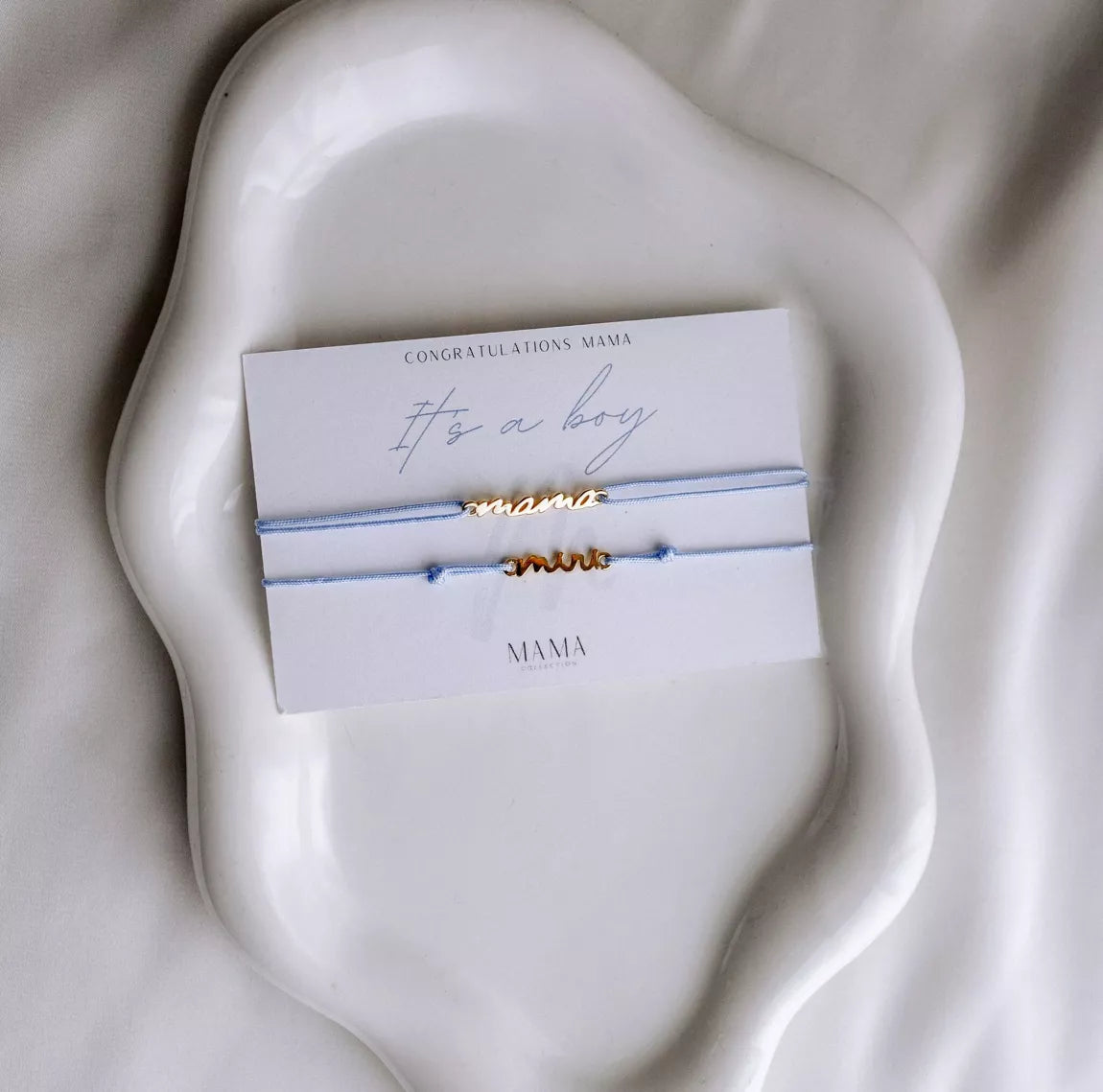 It's a Boy Mama & Mini Bracelet Birth Gift Limited Edition