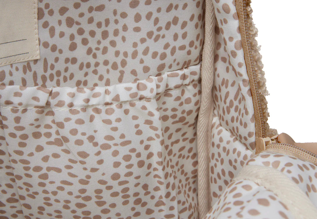 Diaper Bag Backpack Boucle - Naturel