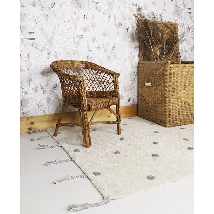 NÜMI Polka Dot children's rug, available in 3 colors