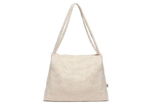 Diaper Bag Shopper Boucle - Natural