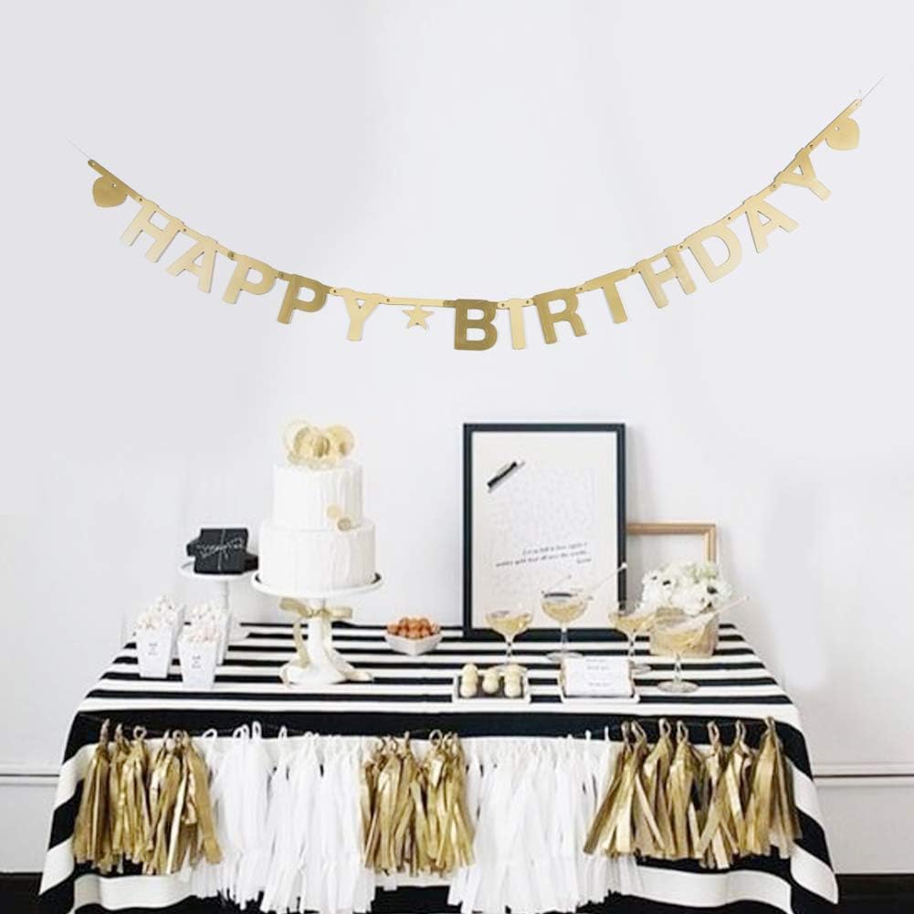 DIY Letter Garland Gold Letter Garland Alphabet Banner