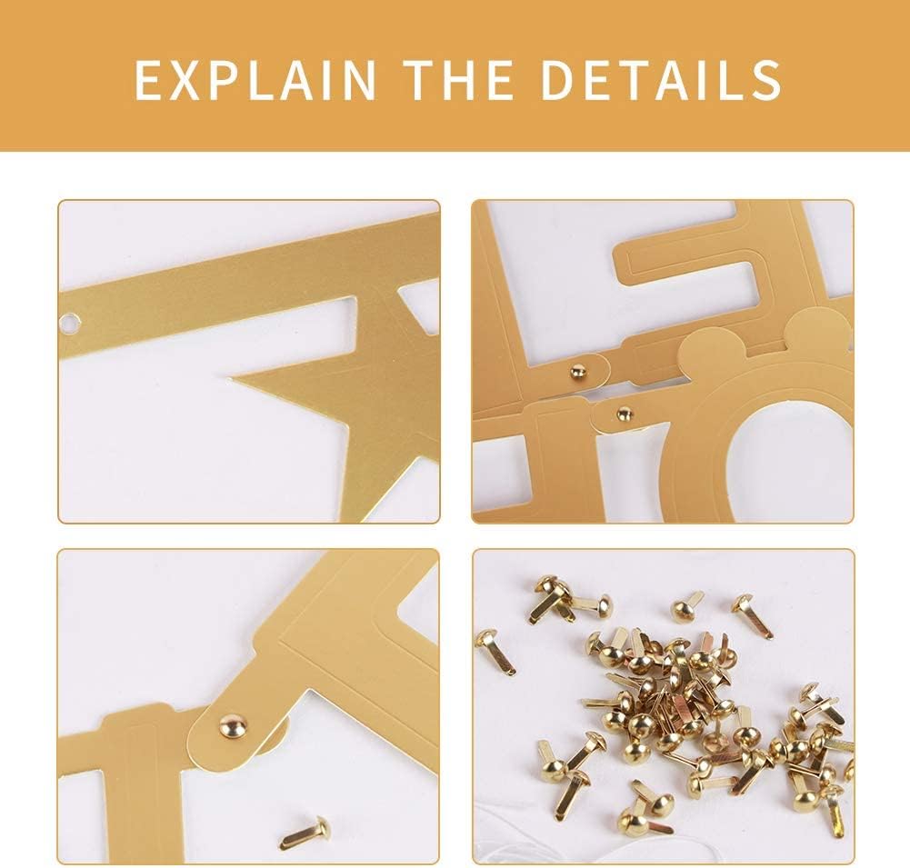 DIY Letter Garland Gold Letter Garland Alphabet Banner