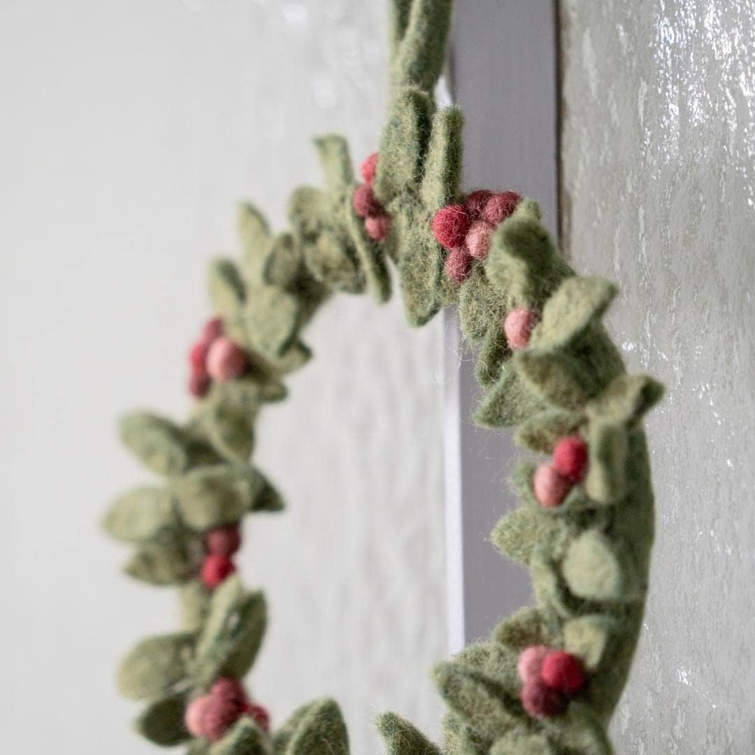 Felt Christmas Wreath Berries