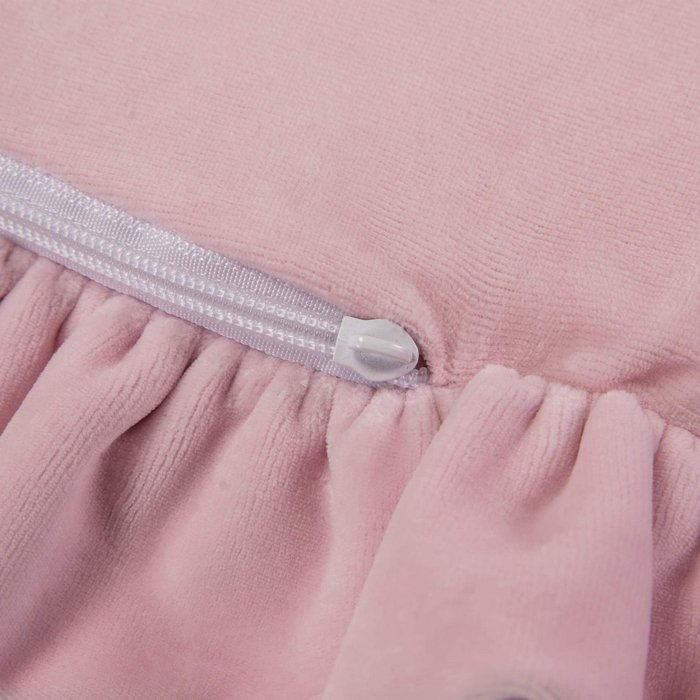 Frilled play mat - Light pink