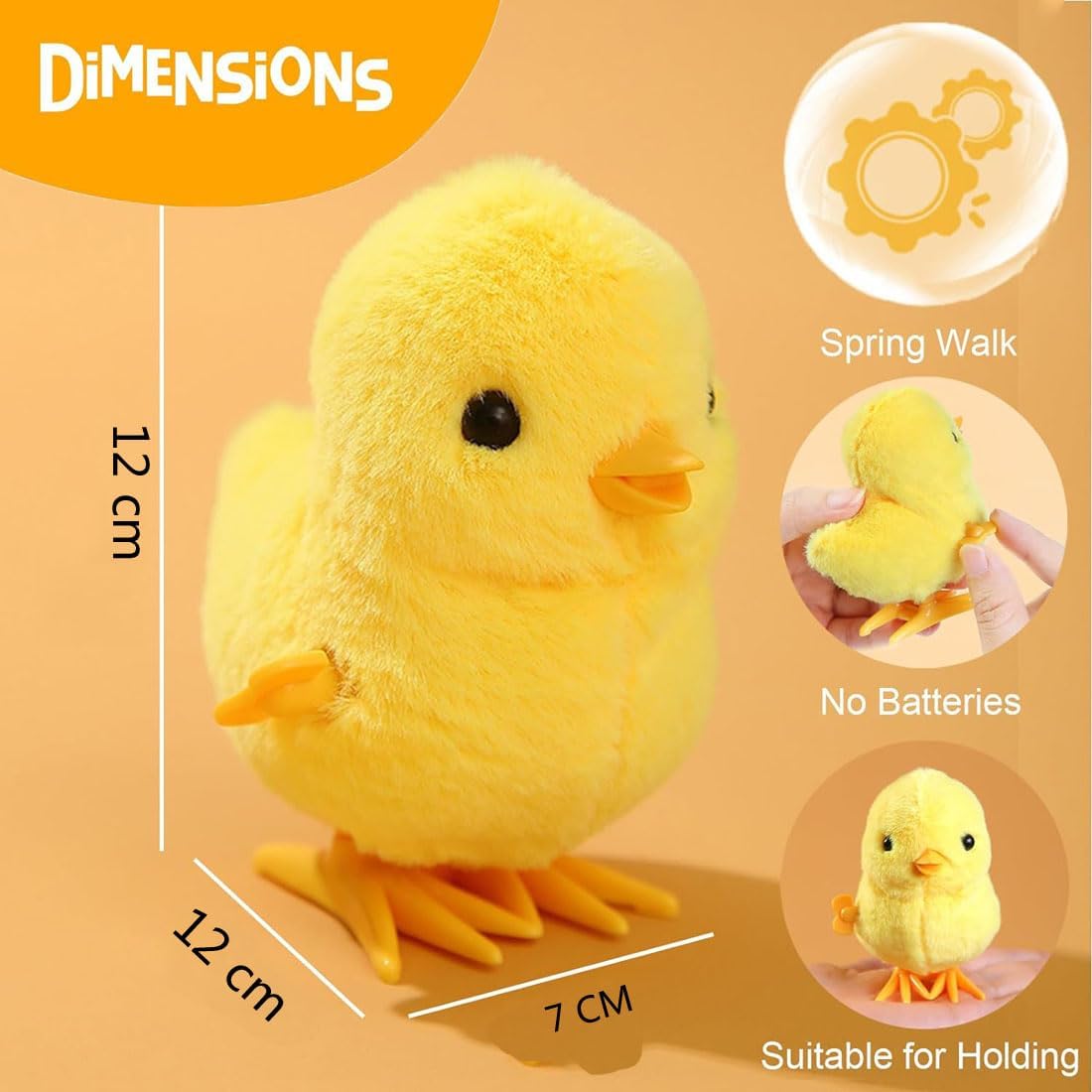 Easter Wind-Up Chicken Toy
