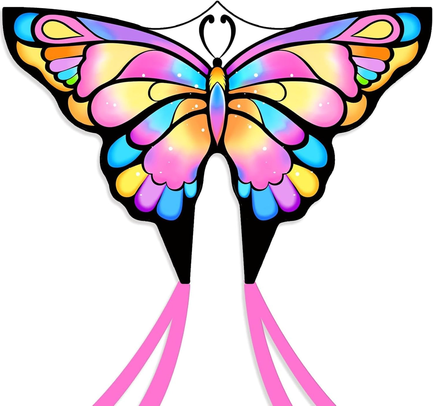 Vibrant Butterfly Kite - Pink