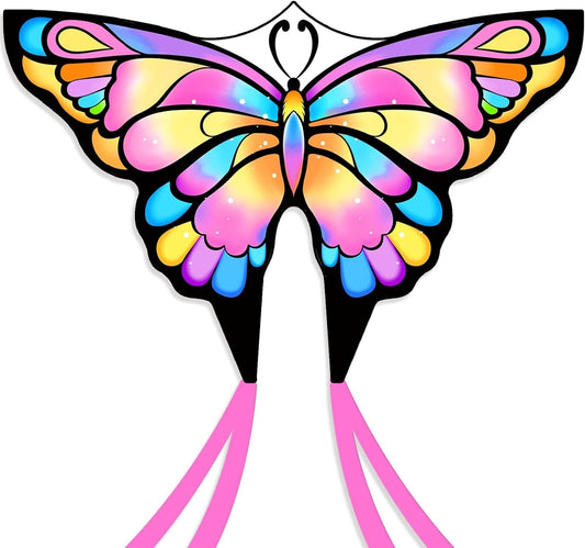 Vibrant Butterfly Kite - Pink