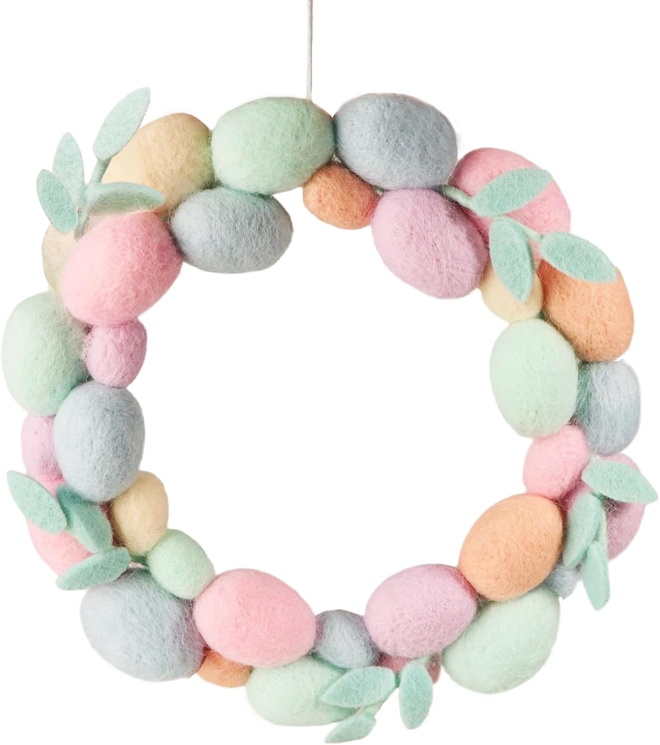 Felt Easter Egg Wreath