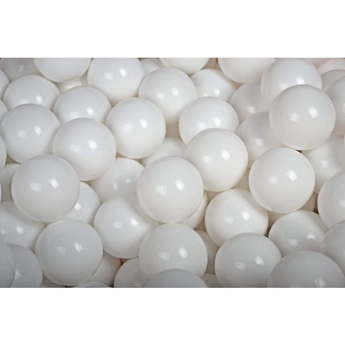 Foam Playset with ball pit Gray incl. 100 balls: White