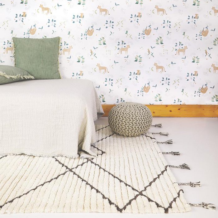 VIKTOR Choco, bohemian children's rug, available in 2 sizes