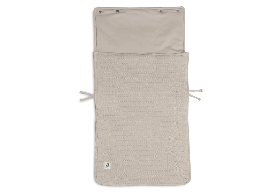 Footmuff for Car Seat Stroller Pure Knit - Nougat
