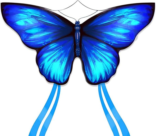 Vibrant Butterfly Kite - Blue