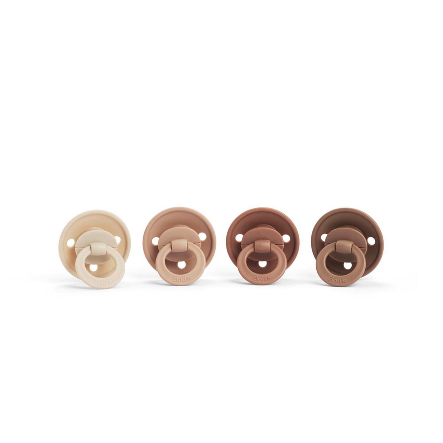 Natural Rubber Pacifier, Pack of 2, 3+ months - Pure Khaki