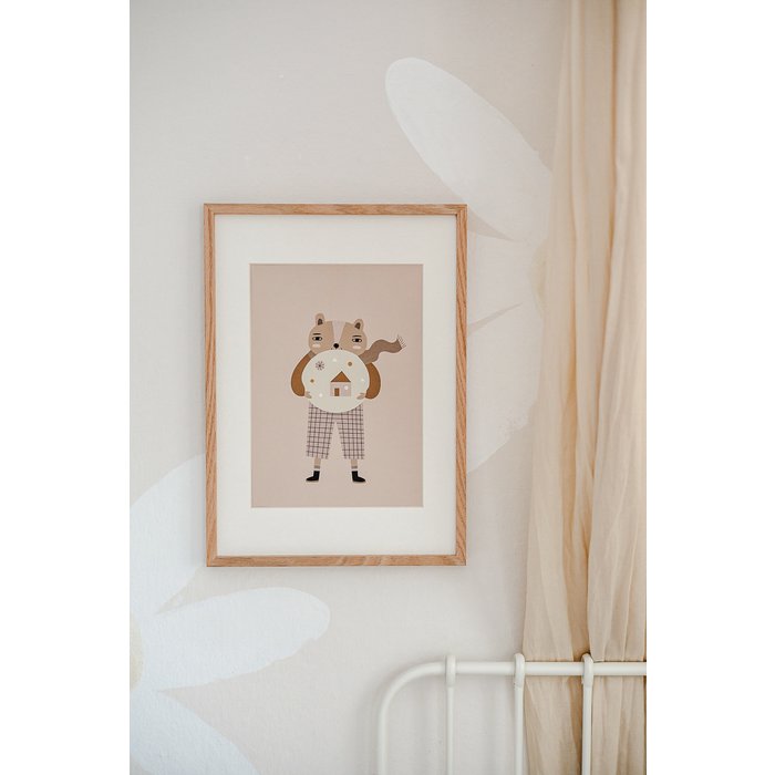 Poster Cute Bear: Premium Giclée Print on Archival Paper (200gsm High-Quality)