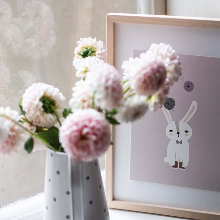 Juggle Bunny Poster, Premium Giclee Poster