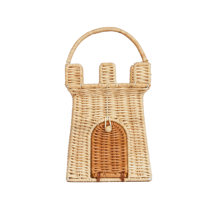 Rattan Castle Bag