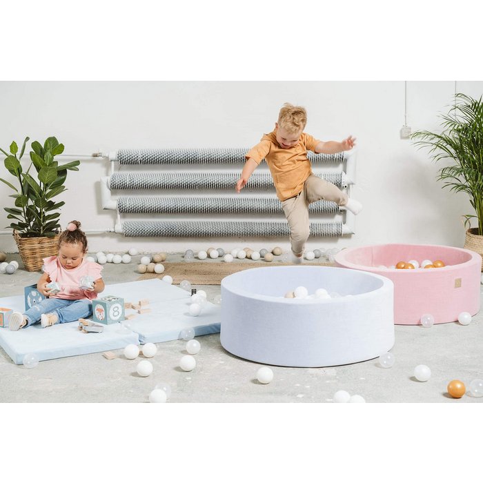 Square play mat - Light blue
