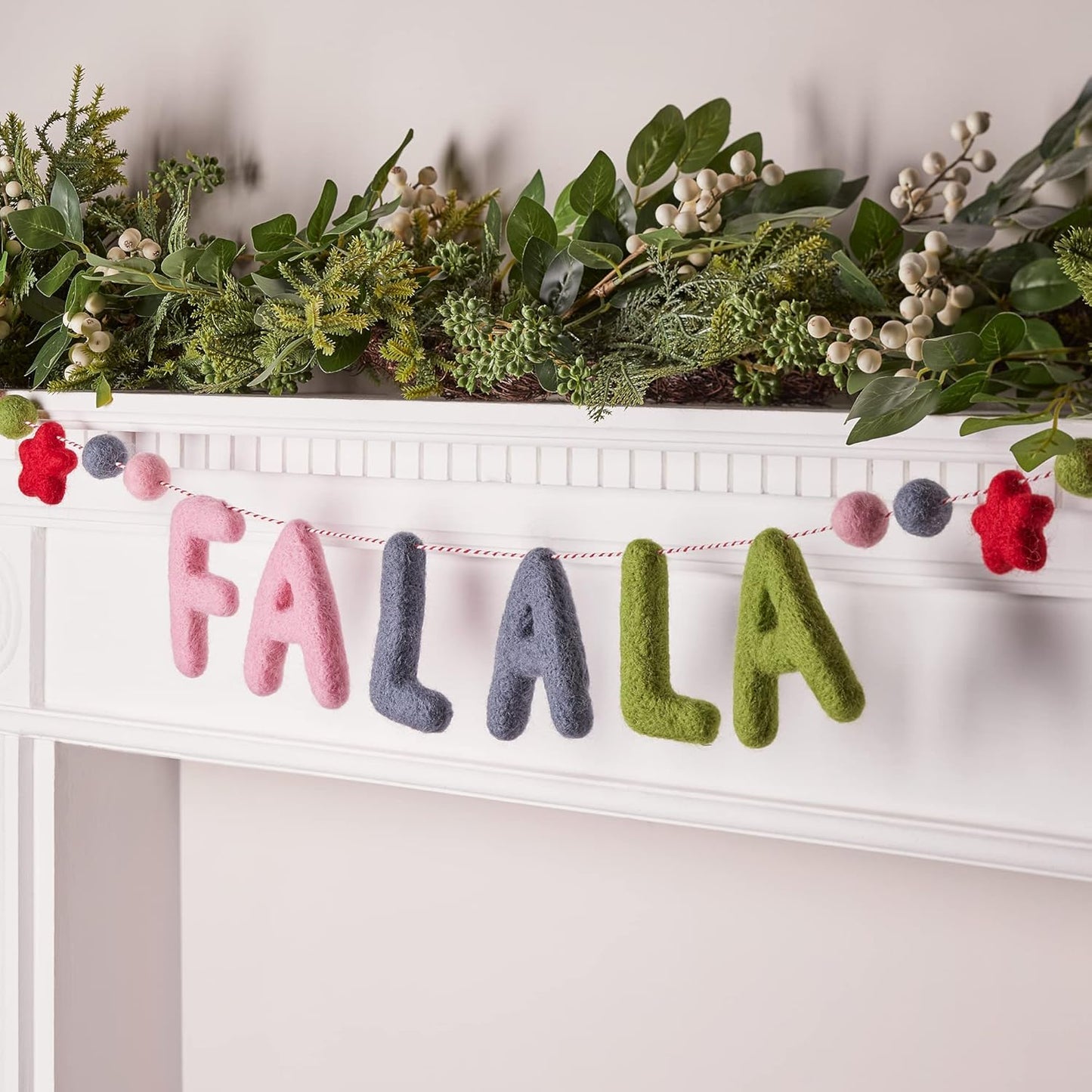 FALALA decorative felt Christmas garland