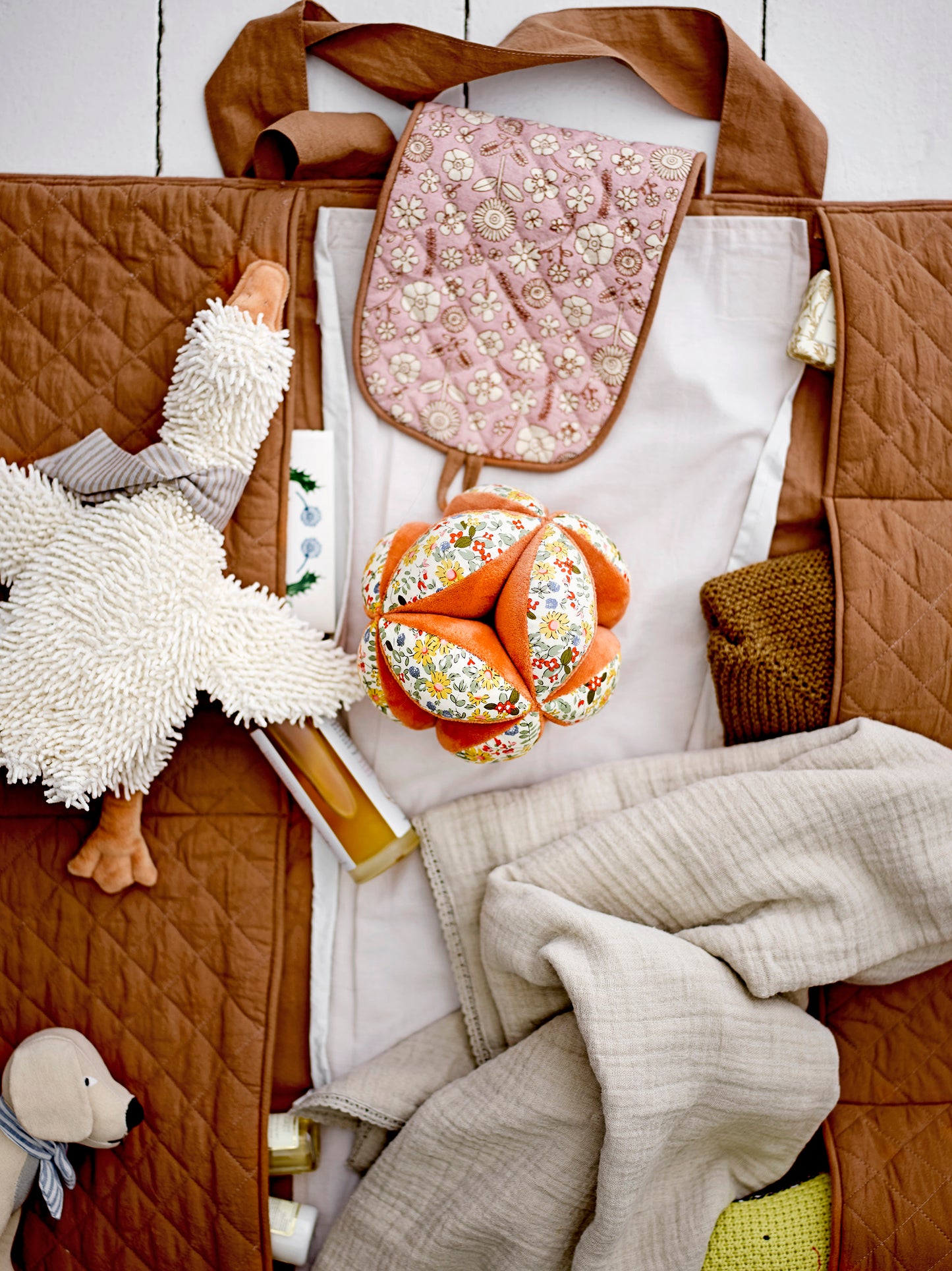 Gaspard the Goose, White, Polyester