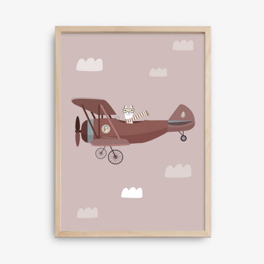 Llama Aviator Poster - Vanilla Sky