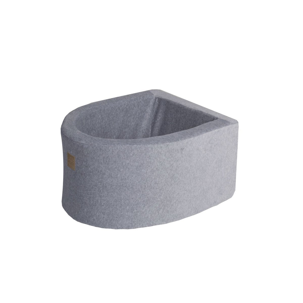 Foam Playset with ball pit Gray incl. 100 balls: White