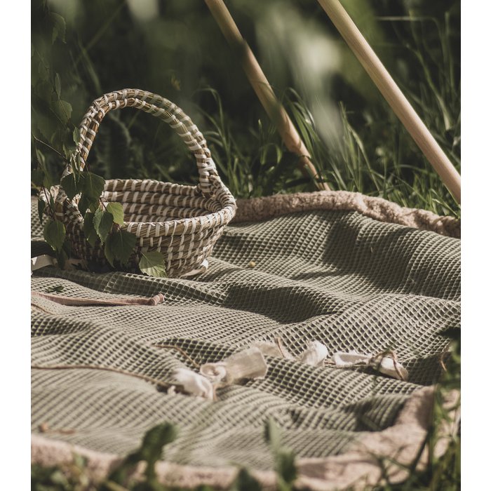 Waffle - XXL picnic blanket - picnic mat 180×160 cm