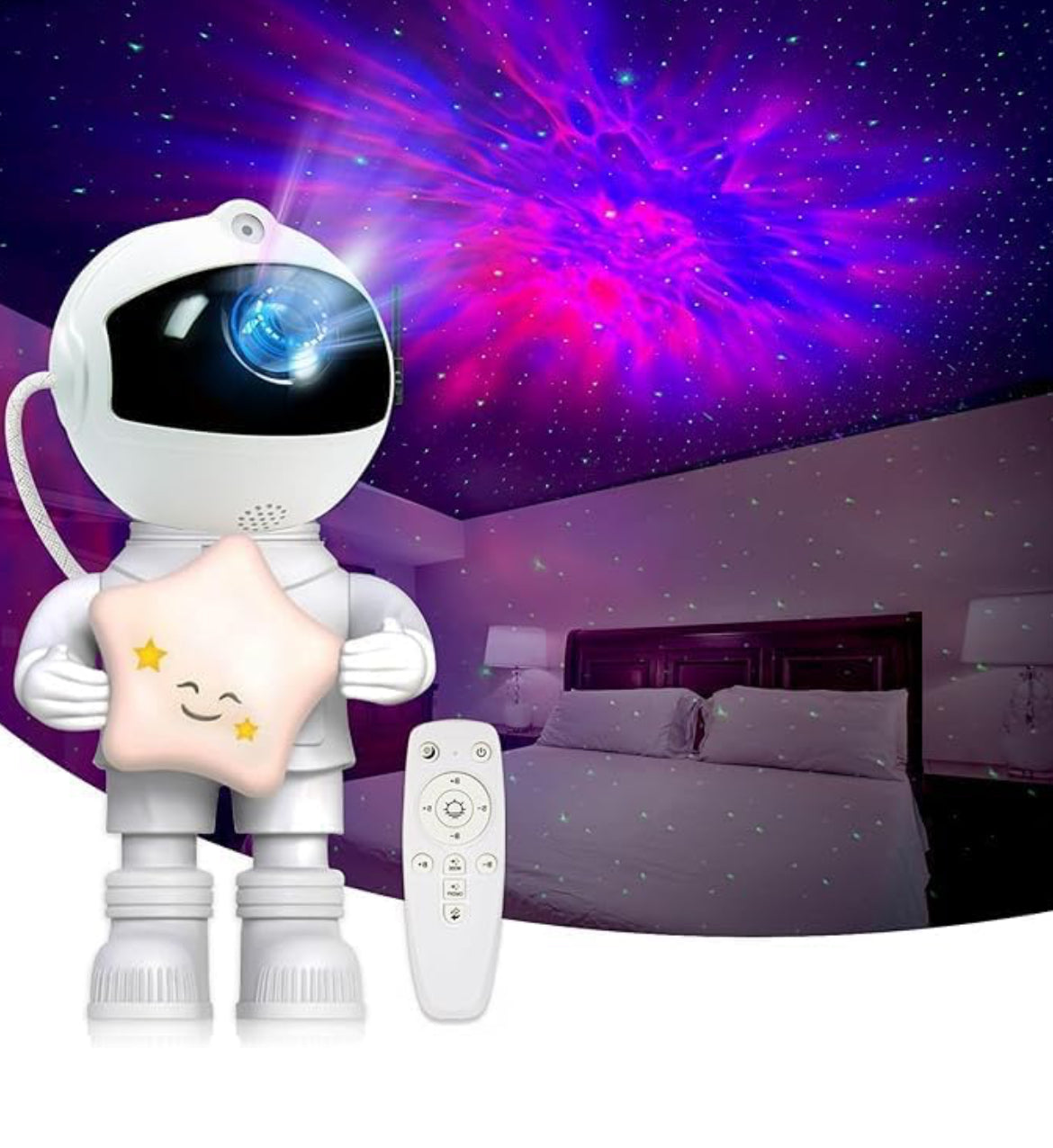 Starry Sky Astronaut Projector & Night Lamp