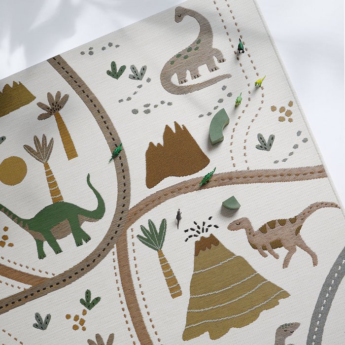 LITTLE JURASIC indoor & outdoor children's play mat rug
