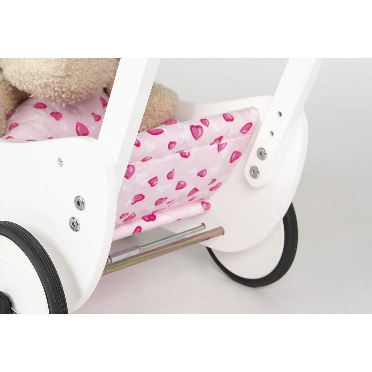 Doll’s pram 'Trixi', white, 2 parts