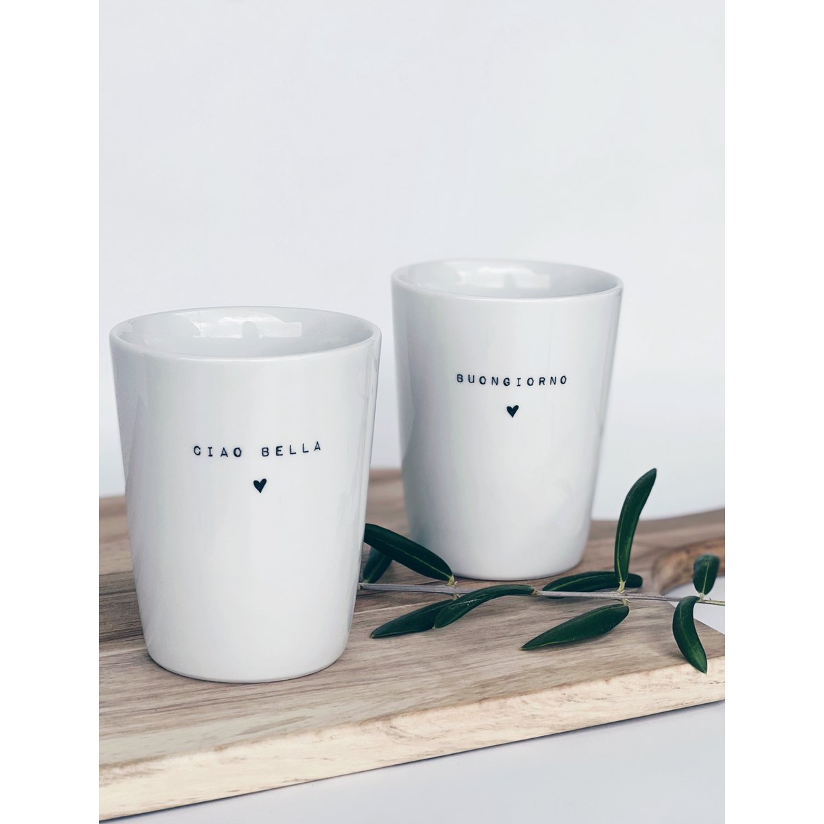 Porcelain Mug - Ciao Bella