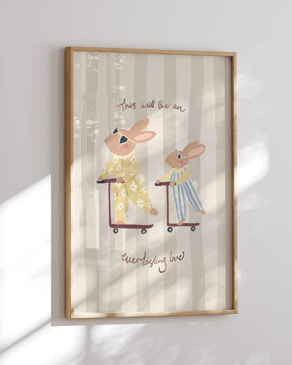 Everlasting Love - Big Sister Rabbit Art Print