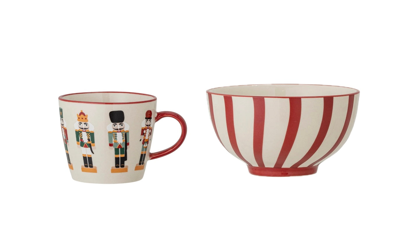Jolly Christmas Mug and Bowl Set