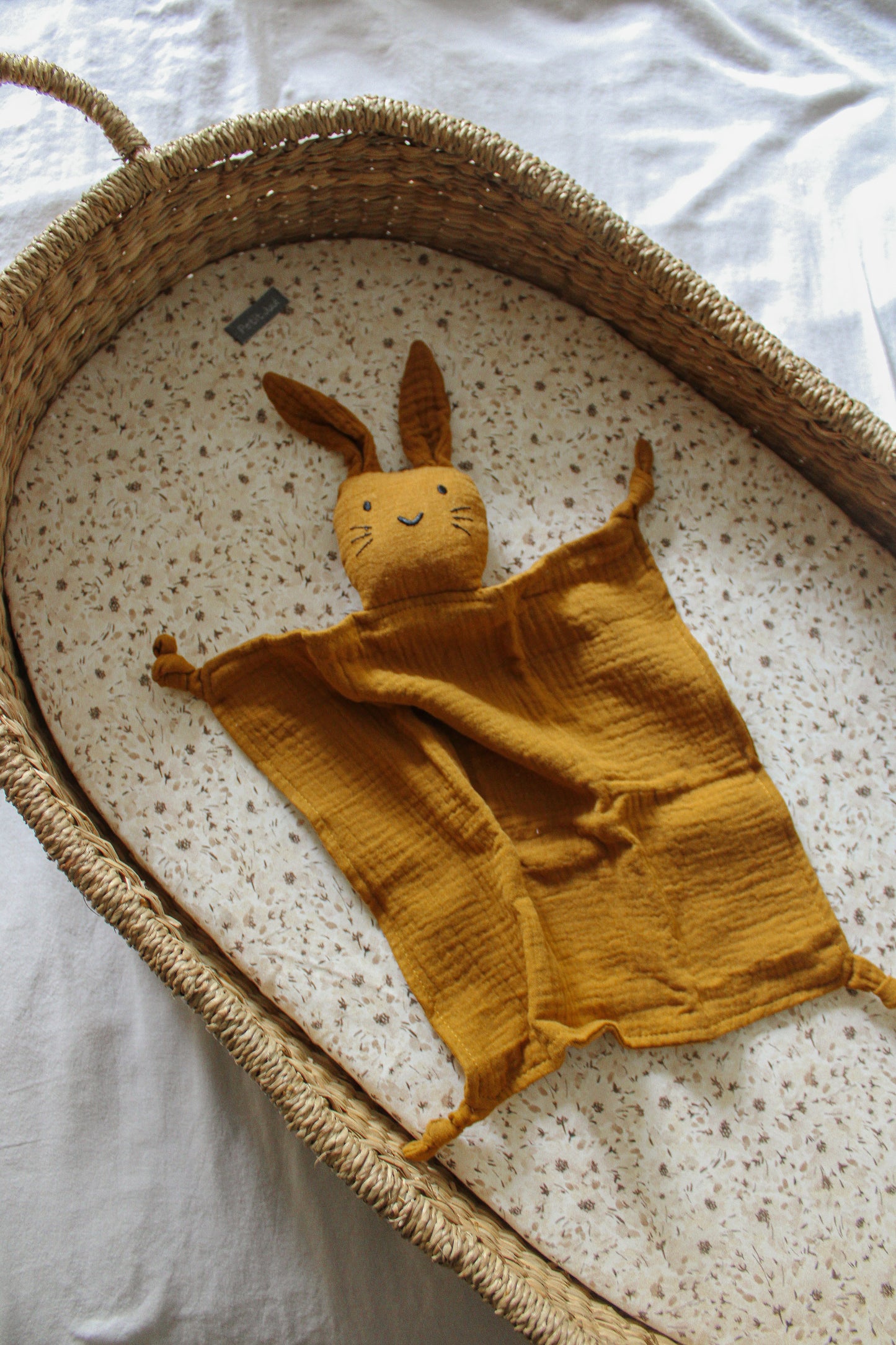 Cuddly cloth Bunny - Yellow ocher