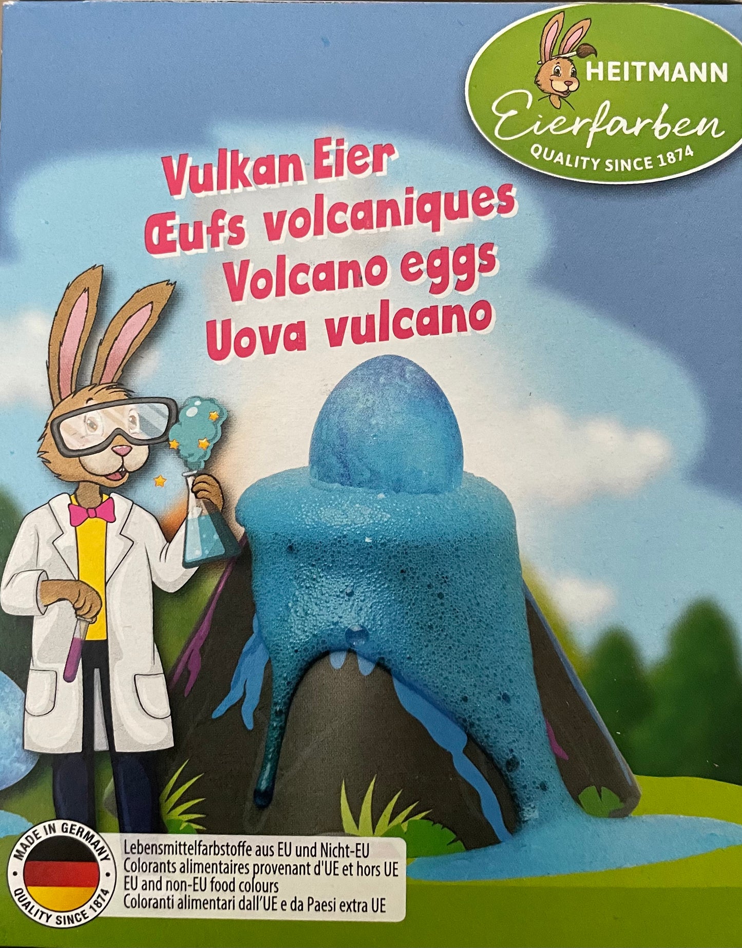 Volcano Lava Egg Experiment Painting Set