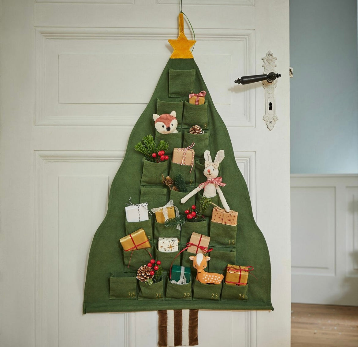Christmas tree advent calendar