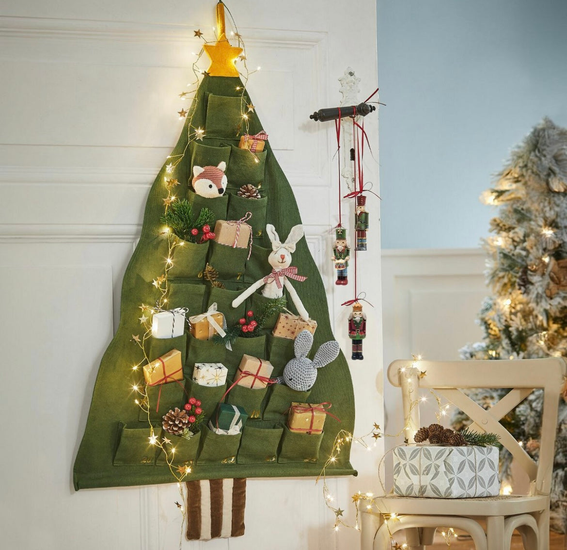 Christmas tree advent calendar